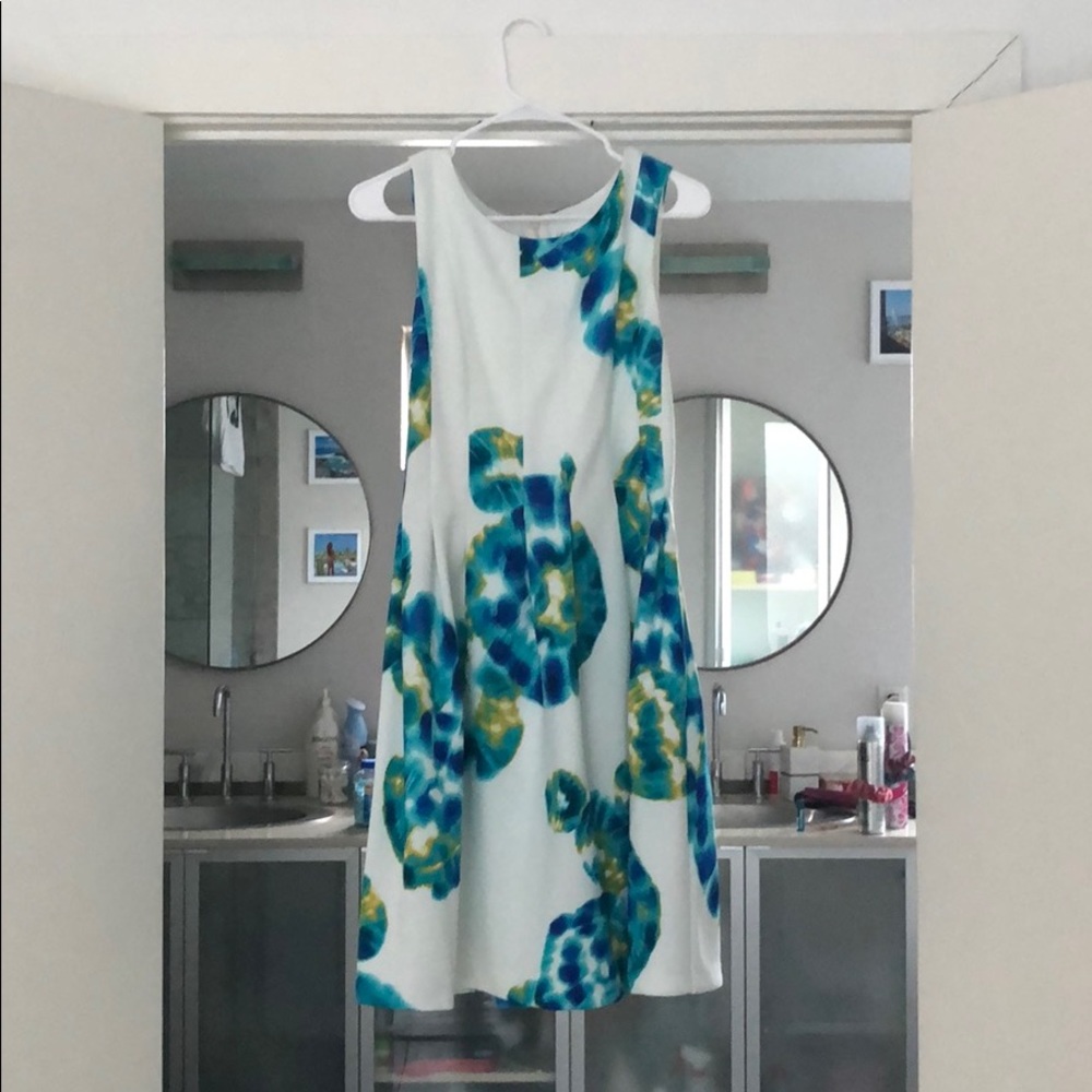 Calvin Klein Work Dress, white floral